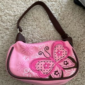 Little girls butterfly purse